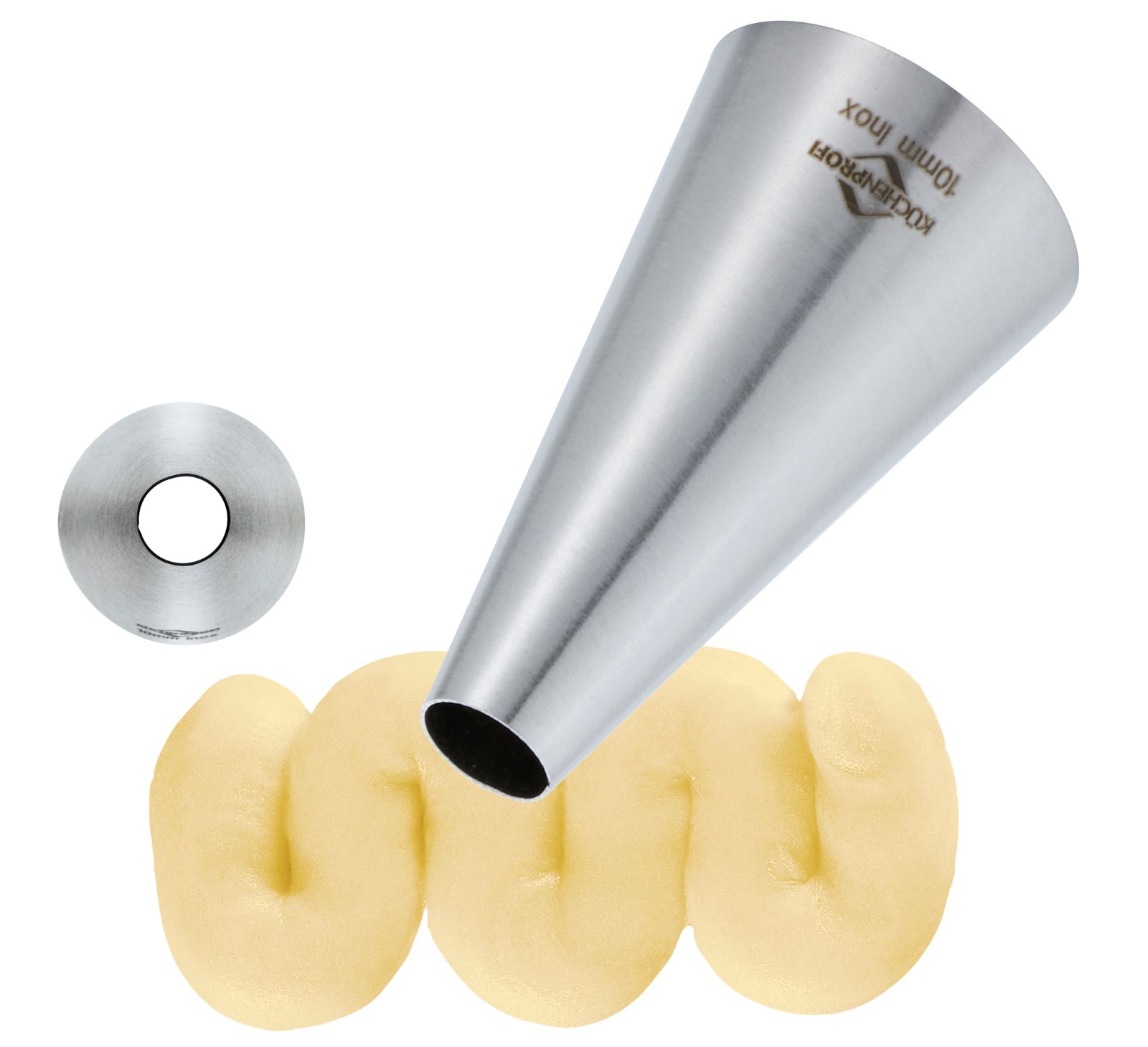 0805472810 BAKE PROFI Nerezová zdobící šipka nerez 10 mm Kuchenprofi (4)